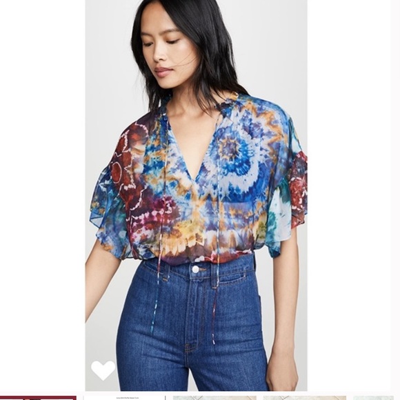 Alice + Olivia Tops - NWT Alice + Olivia Tie Dye Top